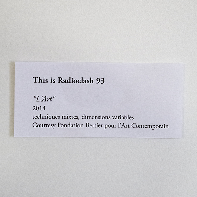 This is radioclash 93 - L'Art